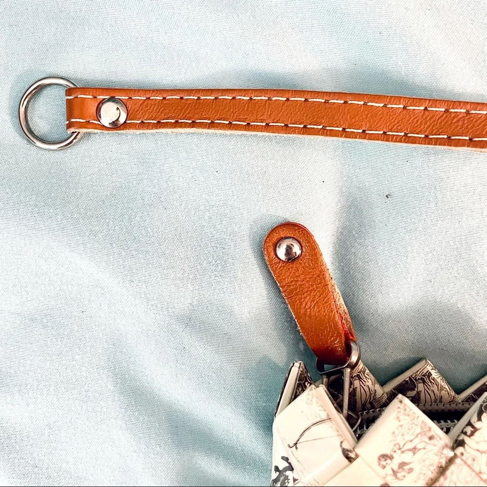 *Host Pick!* Nahui Ollin Vintage Candy Wrapper Cherub Print Medium Wristlet